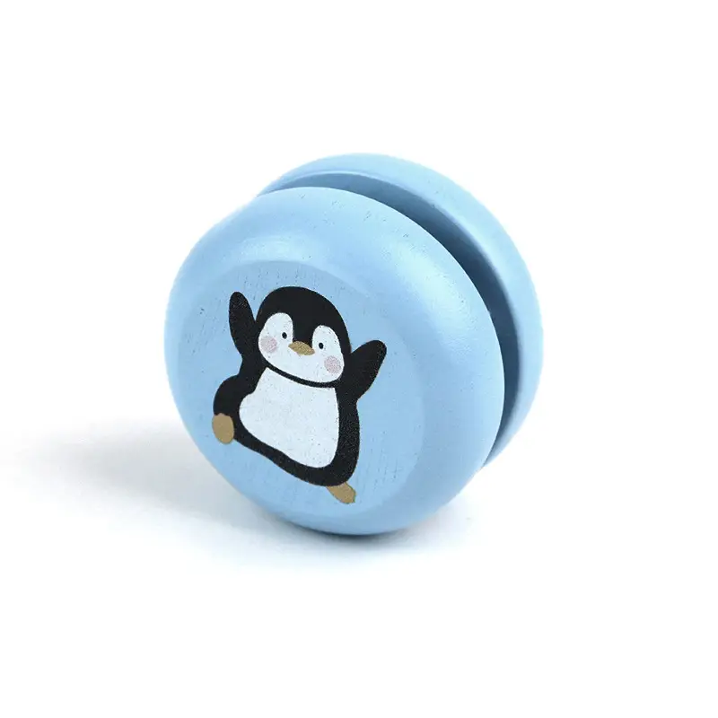 Children's Wooden Yo-Yo Cartoon Animal Educational Early Education Toys Cute Kindergarten Gifts Yo-Yo Wholesale