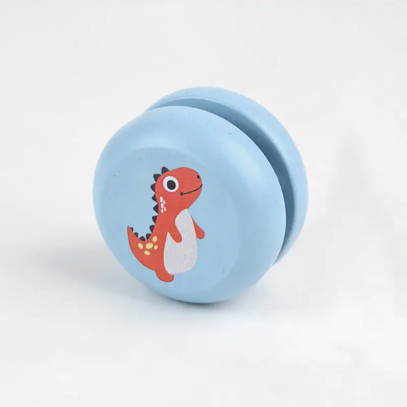 Children's Wooden Yo-Yo Cartoon Animal Educational Early Education Toys Cute Kindergarten Gifts Yo-Yo Wholesale