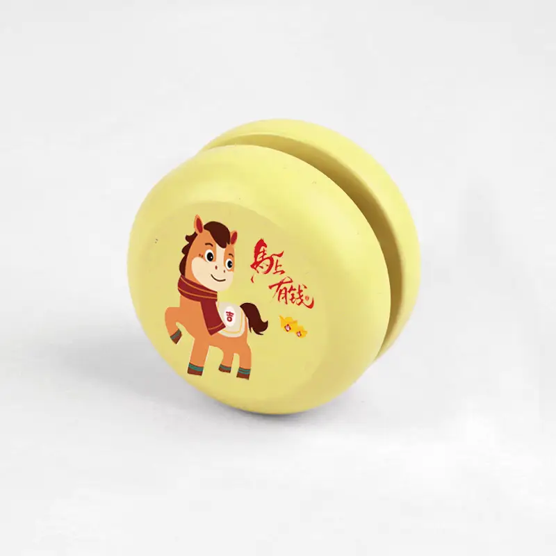 Children's Wooden Yo-Yo Cartoon Animal Educational Early Education Toys Cute Kindergarten Gifts Yo-Yo Wholesale