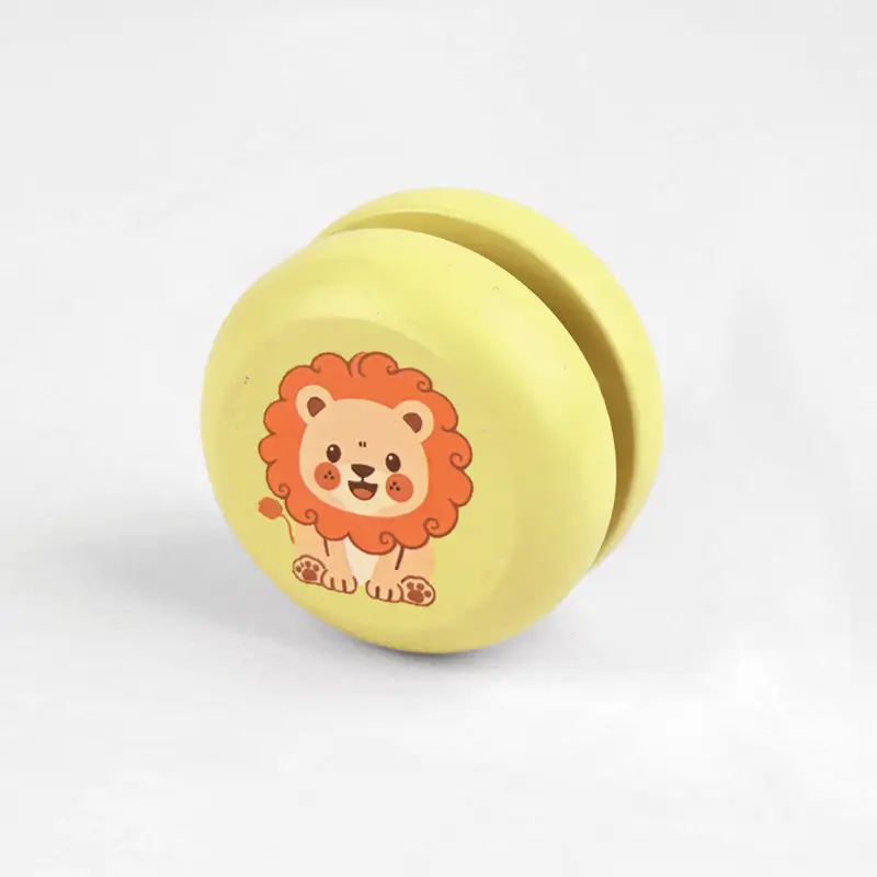 Children's Wooden Yo-Yo Cartoon Animal Educational Early Education Toys Cute Kindergarten Gifts Yo-Yo Wholesale
