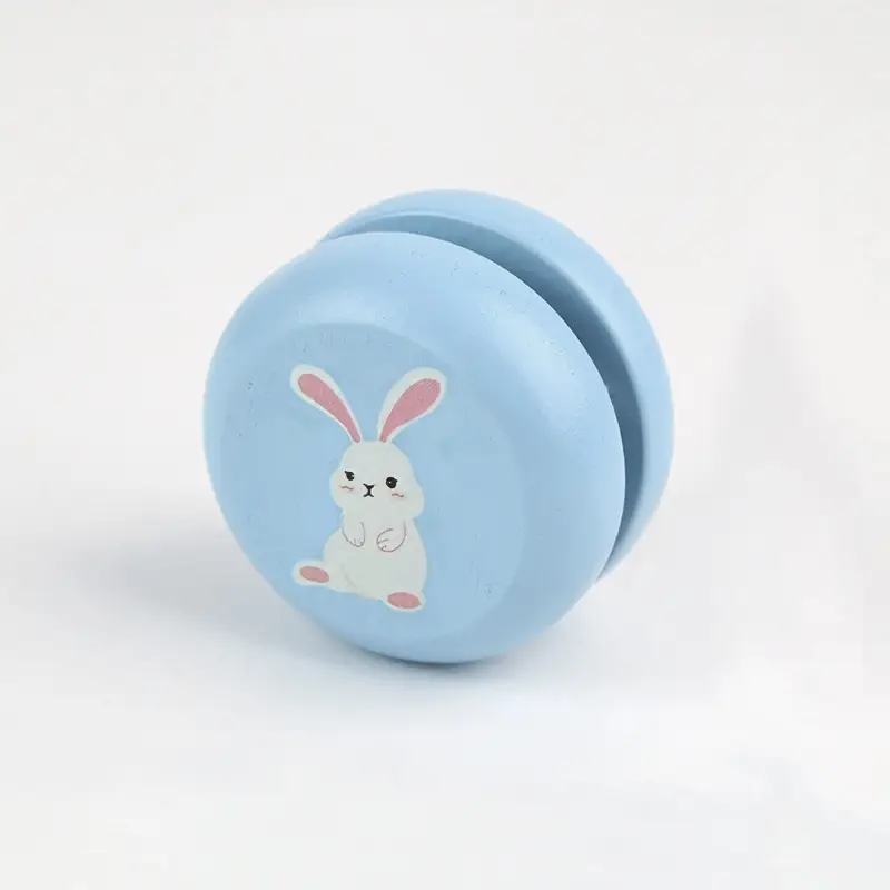 Children's Wooden Yo-Yo Cartoon Animal Educational Early Education Toys Cute Kindergarten Gifts Yo-Yo Wholesale