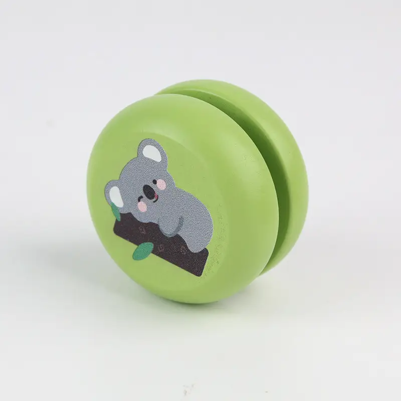 Children's Wooden Yo-Yo Cartoon Animal Educational Early Education Toys Cute Kindergarten Gifts Yo-Yo Wholesale
