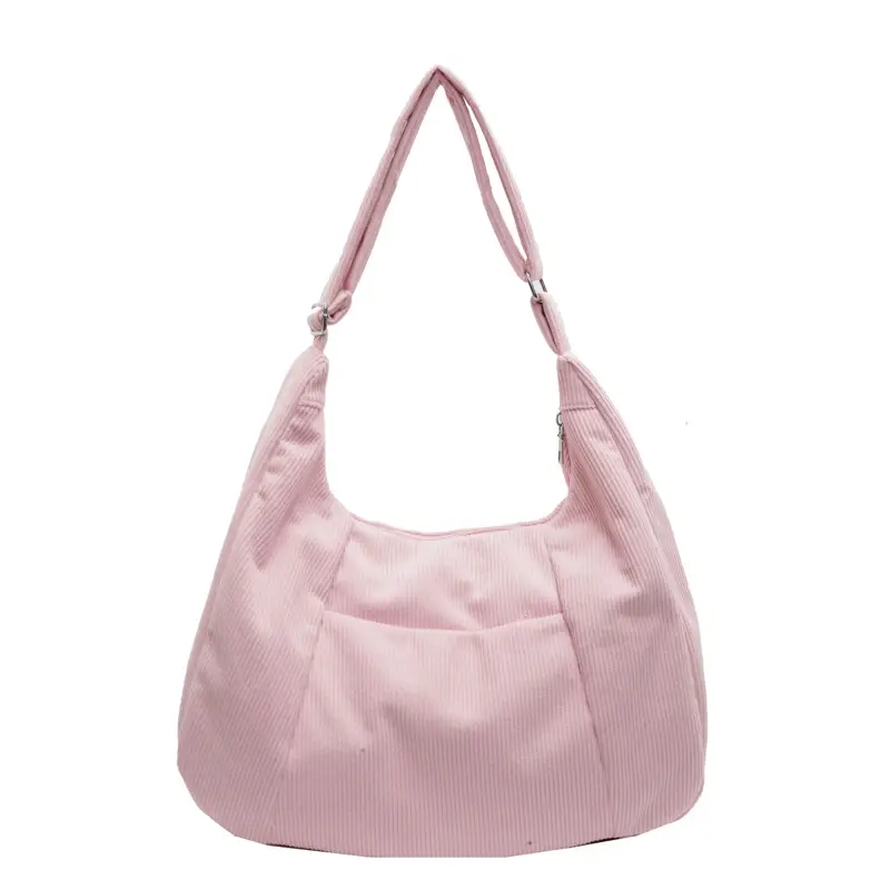 Green Corduroy Women's Large Tote Bag - Image 4