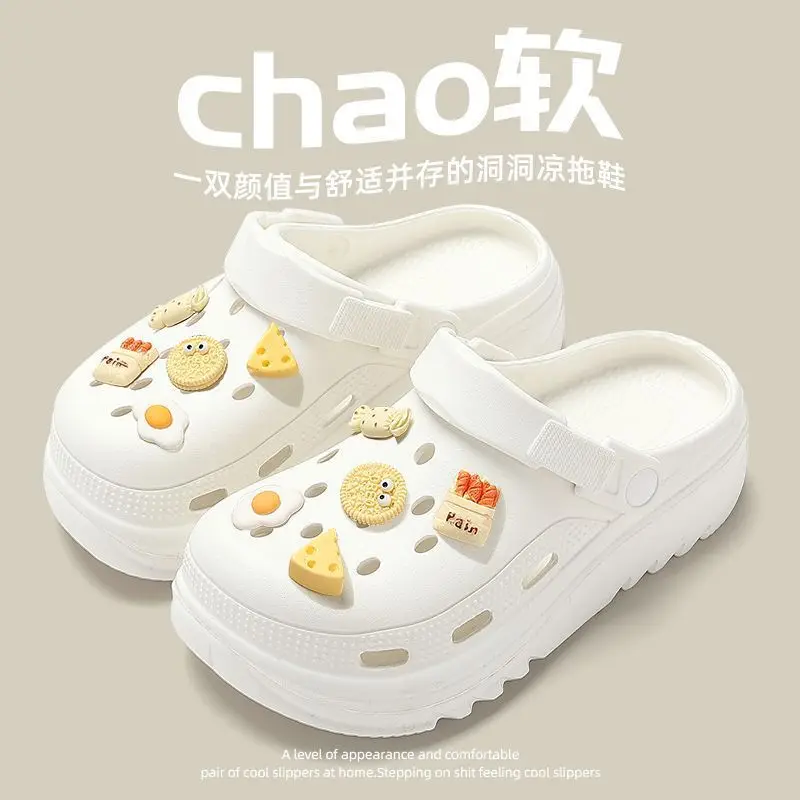 Pregnant Women's Black Cactus Sandals Summer 2025 - Image 5