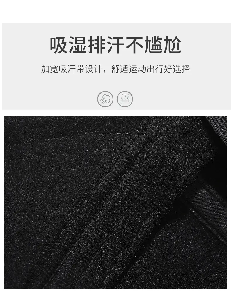 New Men's Black Fleece Baseball Cap Cold Proof — feature 3