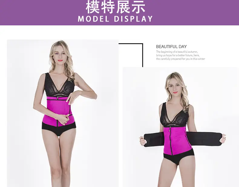 Women's 3-Row Buckle Waist Shapewear with Mesh Design — feature 22