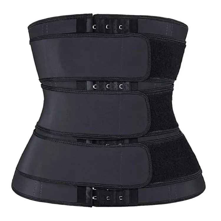 Women's 3-Row Buckle Waist Shapewear with Mesh Design — feature 5