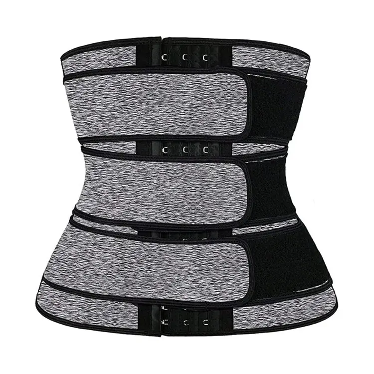 Women's 3-Row Buckle Waist Shapewear with Mesh Design - Image 2