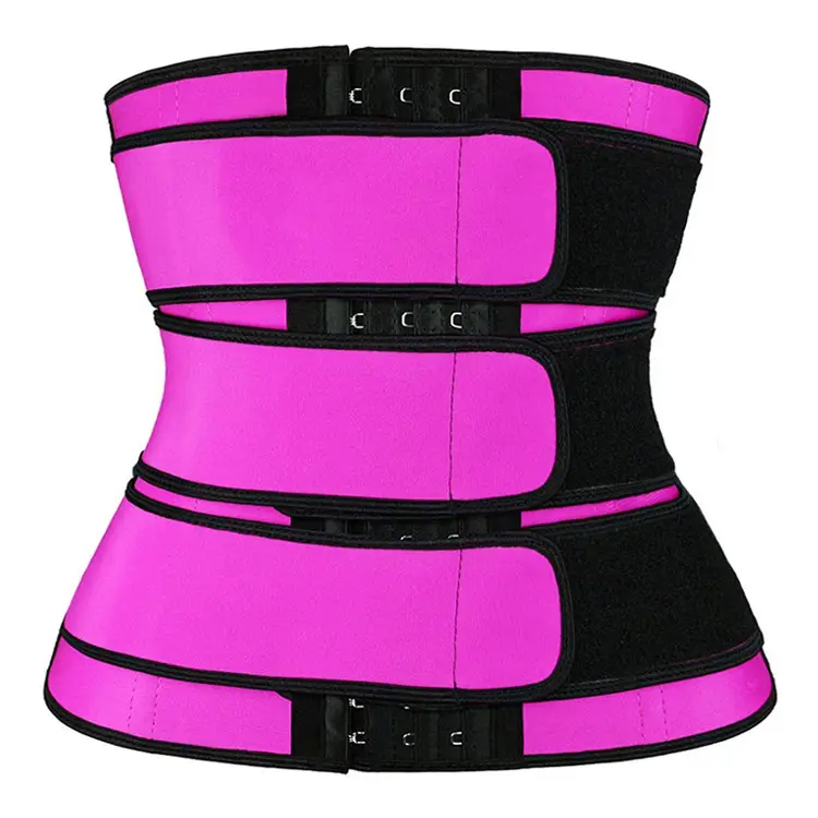 Women's 3-Row Buckle Waist Shapewear with Mesh Design - Image 3