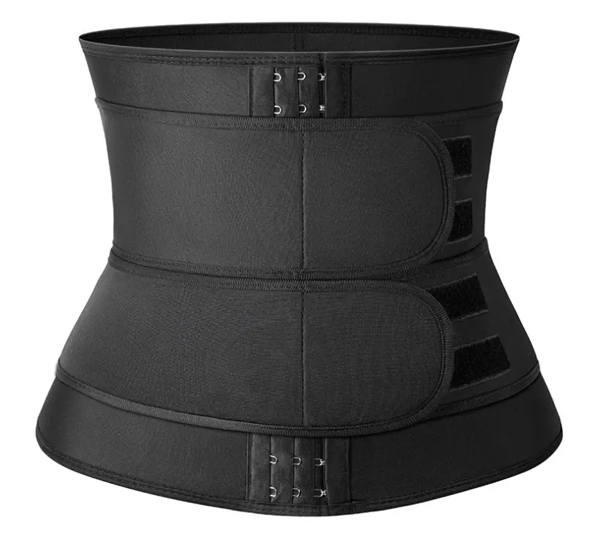 Women's 3-Row Buckle Waist Shapewear with Mesh Design - Image 4