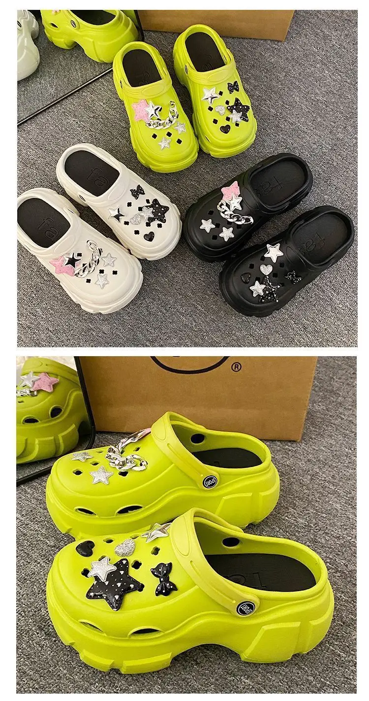 Thick-Soled Clogs for Women 2026 New Summer Non-Slip Platform Closed-Toe Beach Sandals for Outdoor Wear Summer Slippers — feature 20