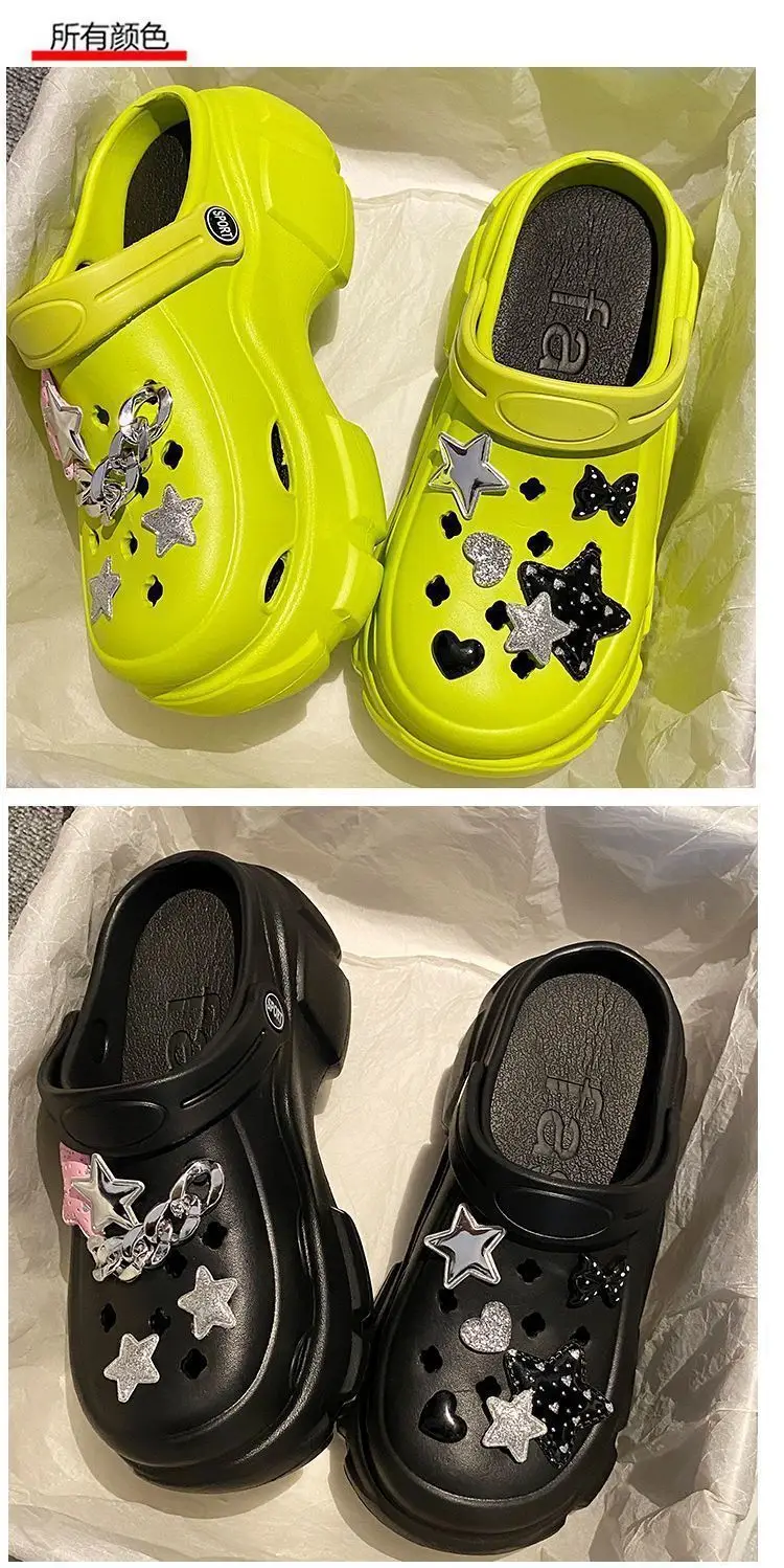 Thick-Soled Clogs for Women 2026 New Summer Non-Slip Platform Closed-Toe Beach Sandals for Outdoor Wear Summer Slippers — feature 23