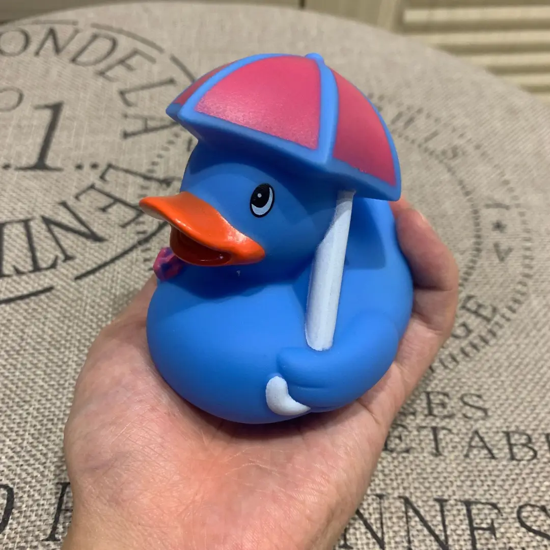 Vinyl Water Play Baby Duck Baby Bathing Yellow Duck Children Kindergarten Swimming Pool Vocating Toy Gifts Cross Border