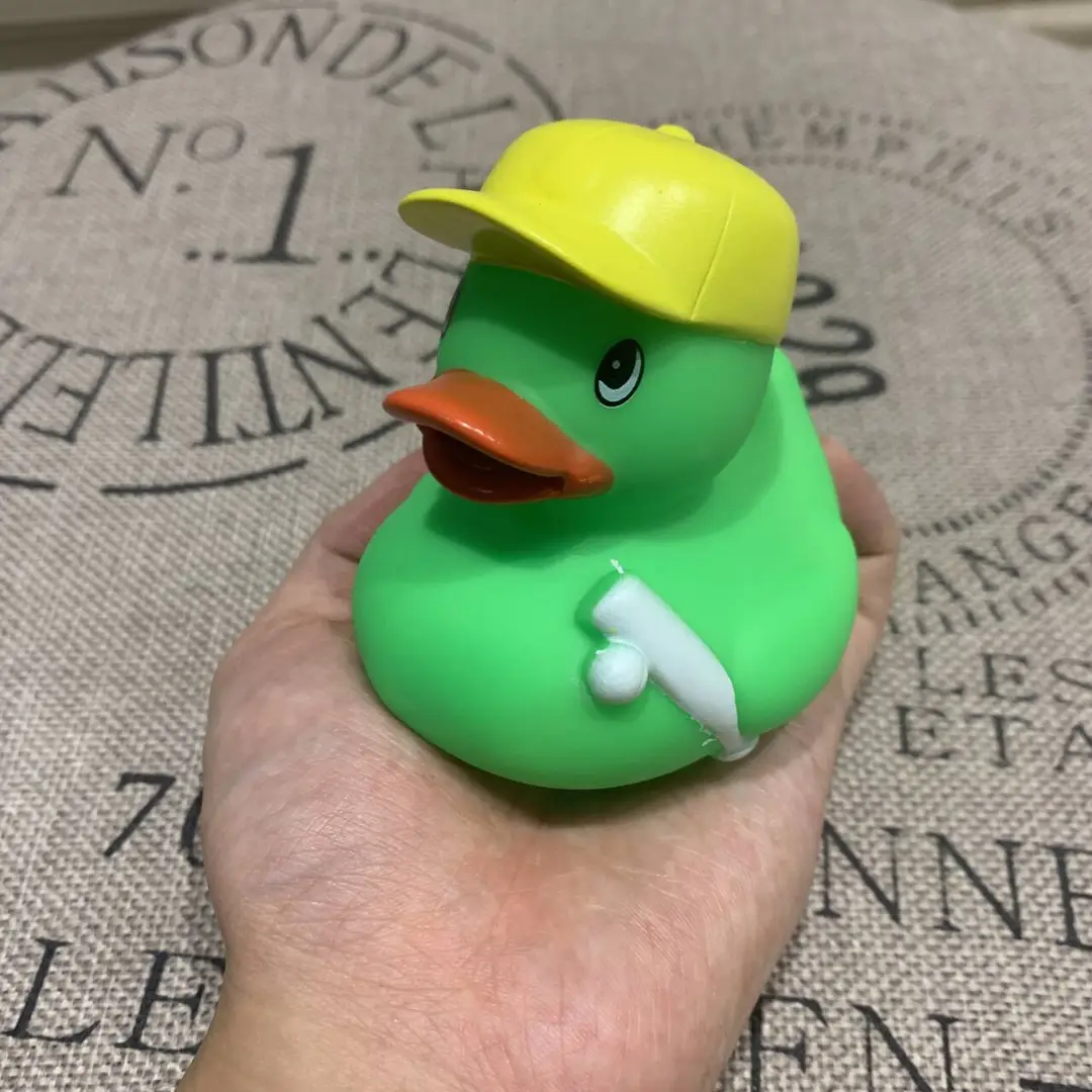Vinyl Water Play Baby Duck Baby Bathing Yellow Duck Children Kindergarten Swimming Pool Vocating Toy Gifts Cross Border
