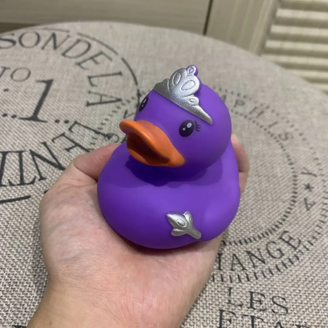 Vinyl Water Play Baby Duck Baby Bathing Yellow Duck Children Kindergarten Swimming Pool Vocating Toy Gifts Cross Border