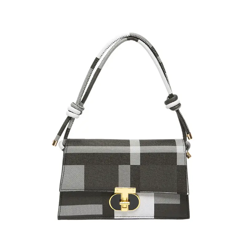 Women's Plaid Shoulder Bag 2024 New Autumn Stylish Commuter - Image 7