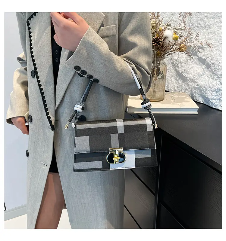 Women's Plaid Shoulder Bag 2024 New Autumn Stylish Commuter — feature 20