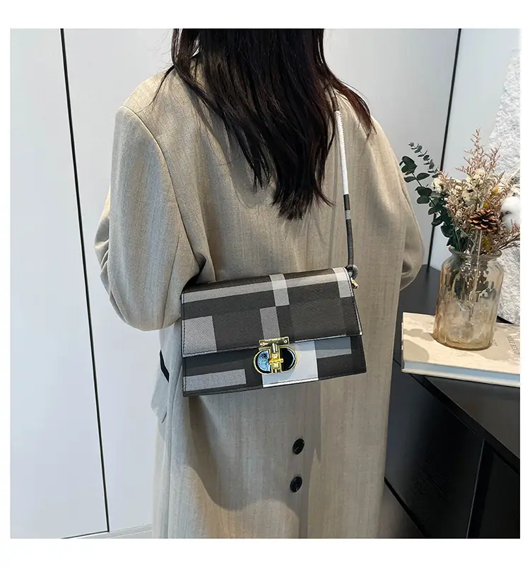 Women's Plaid Shoulder Bag 2024 New Autumn Stylish Commuter — feature 22