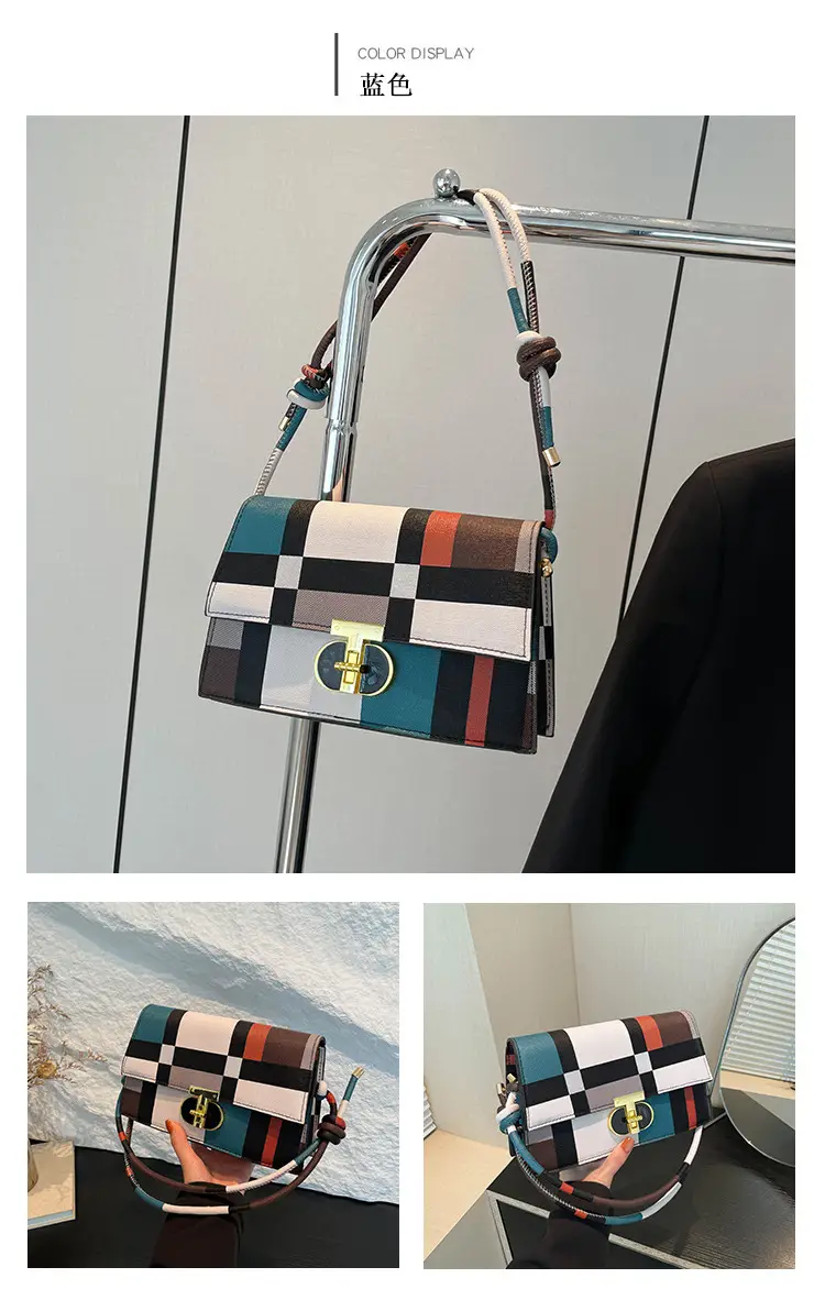 Women's Plaid Shoulder Bag 2024 New Autumn Stylish Commuter — feature 24