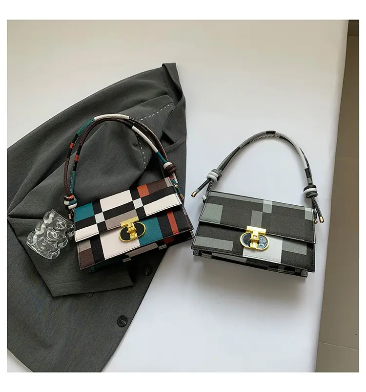 Women's Plaid Shoulder Bag 2024 New Autumn Stylish Commuter — feature 27
