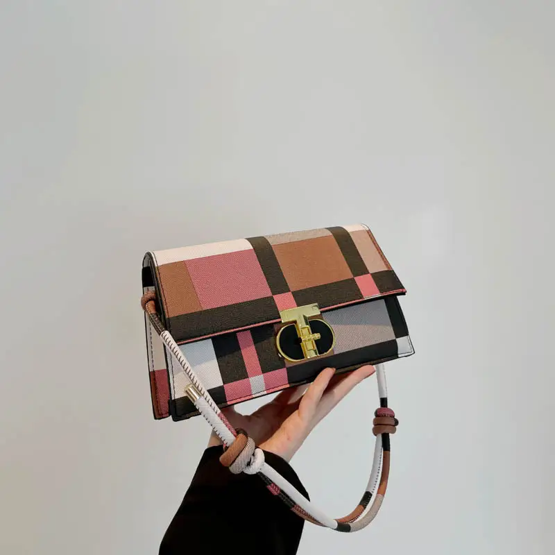 Women's Plaid Shoulder Bag 2024 New Autumn Stylish Commuter - Image 2