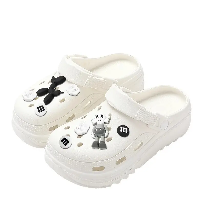 Cute Cartoon Clogs for Women, 2026 New Summer Style, Thick-Soled, Soft-Feel, Closed-Toe Sandals - Image 7
