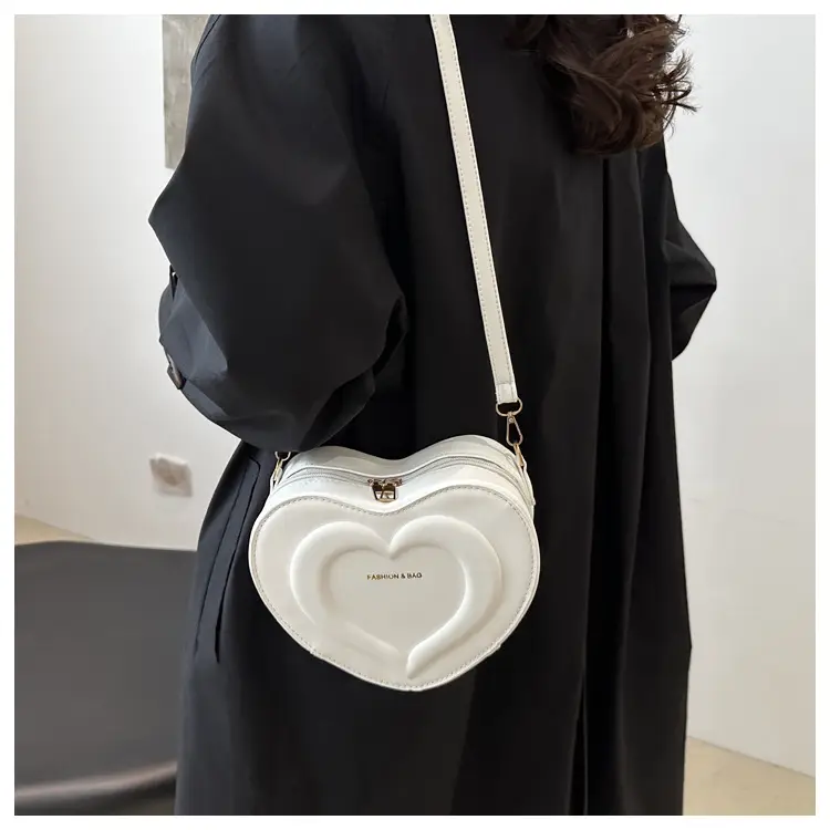 Pink Heart-Shaped Crossbody Bag for Women — feature 14