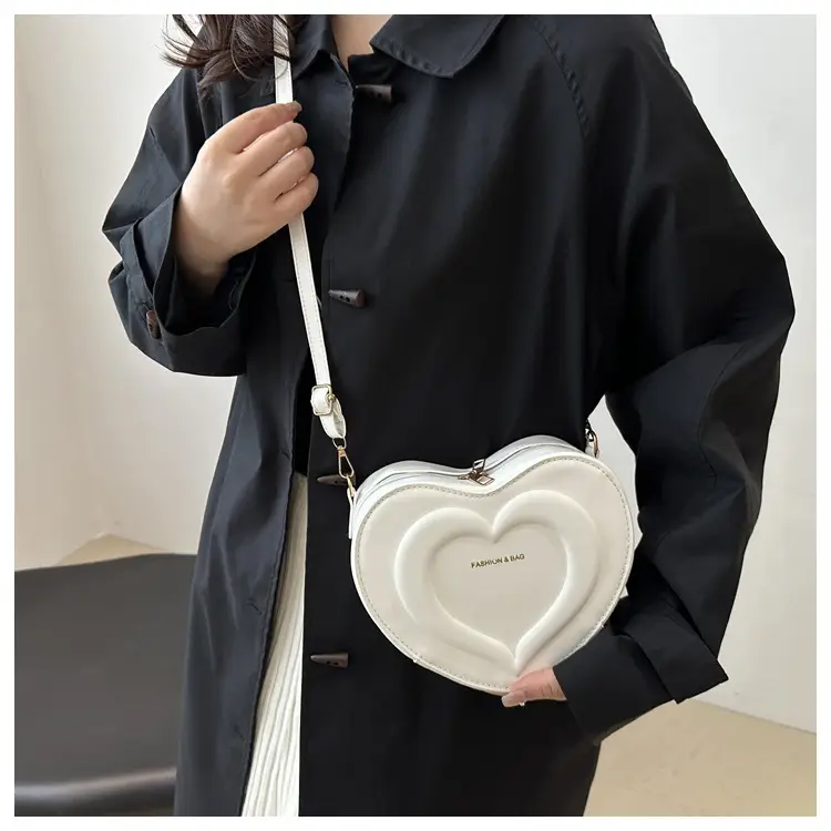 Pink Heart-Shaped Crossbody Bag for Women — feature 15