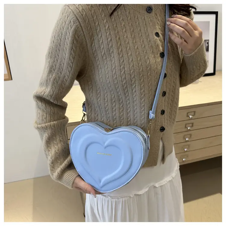 Pink Heart-Shaped Crossbody Bag for Women — feature 26