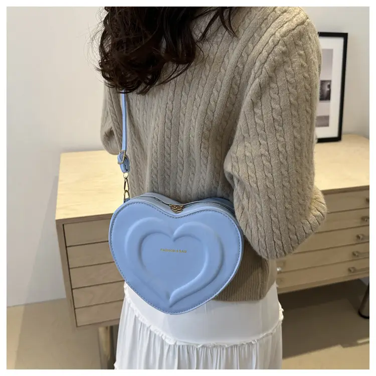 Pink Heart-Shaped Crossbody Bag for Women — feature 27