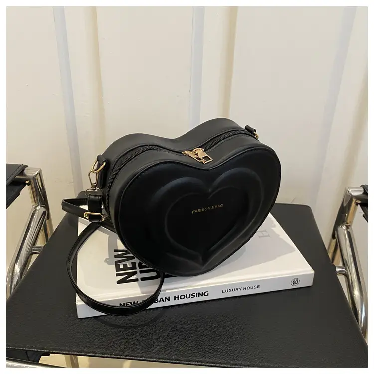 Pink Heart-Shaped Crossbody Bag for Women — feature 35