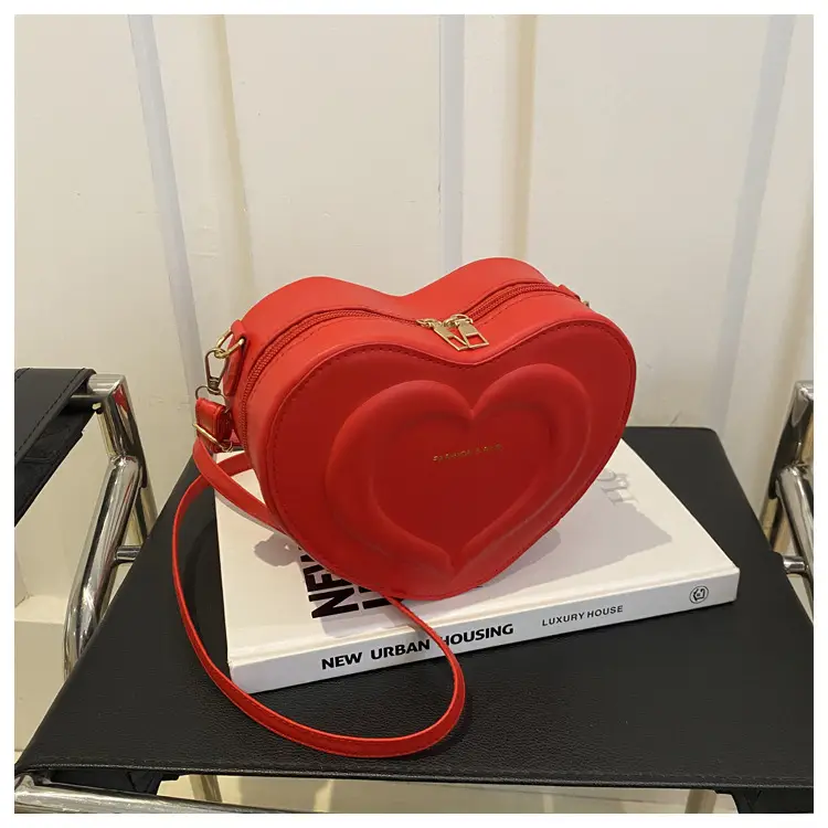 Pink Heart-Shaped Crossbody Bag for Women — feature 38