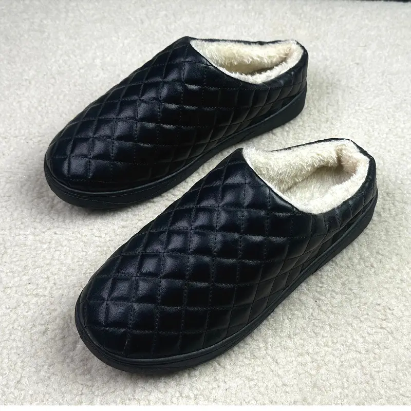 2026 Winter New Style Women's Cotton Slippers, Non-Slip Soft-Soled Mom Shoes, Casual Home Cotton Shoes, Fleece-Lined Waterproof Cotton Slippers - Image 6