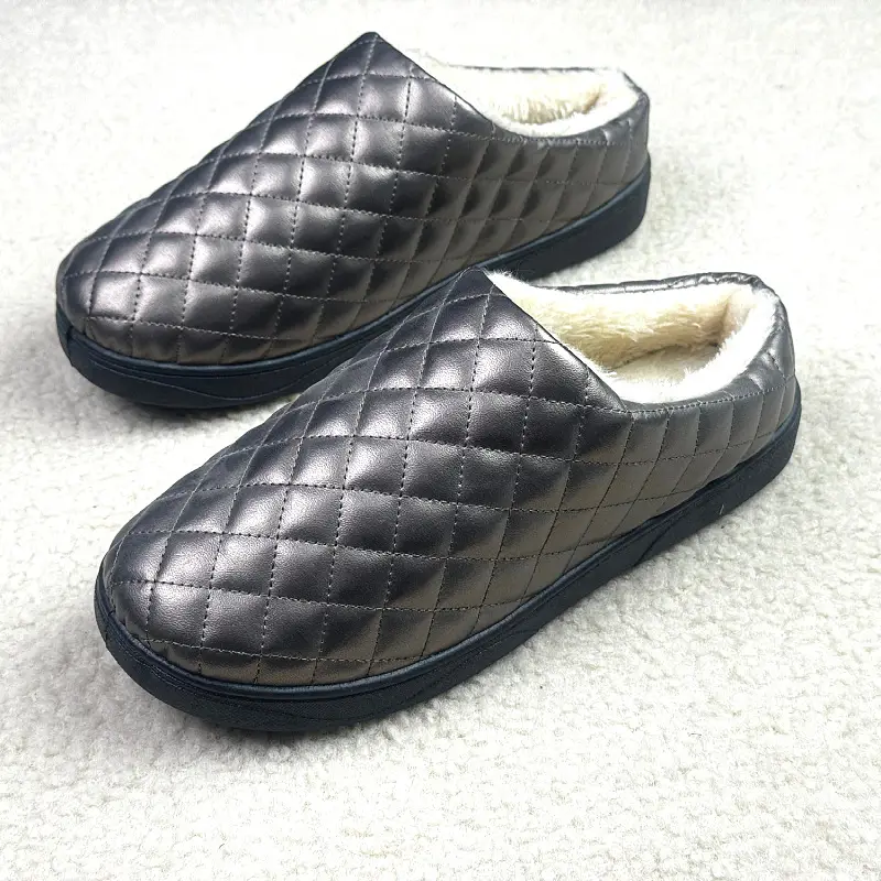 2026 Winter New Style Women's Cotton Slippers, Non-Slip Soft-Soled Mom Shoes, Casual Home Cotton Shoes, Fleece-Lined Waterproof Cotton Slippers - Image 7