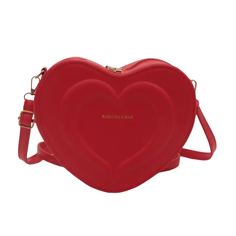 Peach Heart Shoulder Crossbody Bag 2024 - Image 11