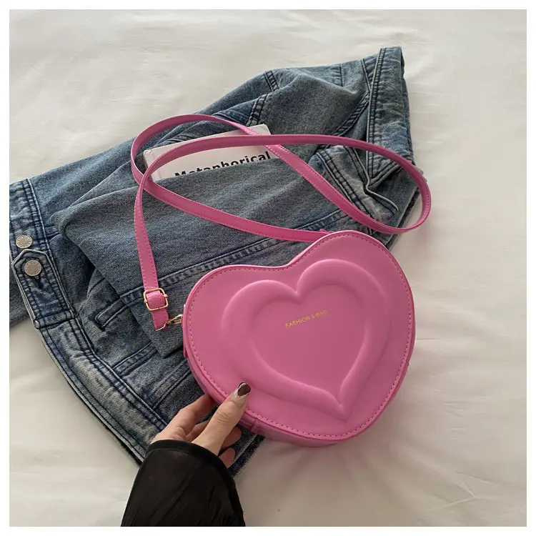 Peach Heart Shoulder Crossbody Bag 2024 — feature 34