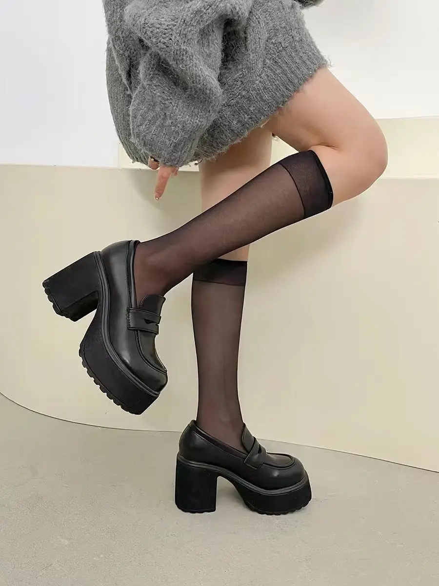 Black Thick Heel Women's Loafers 2025 — feature 10