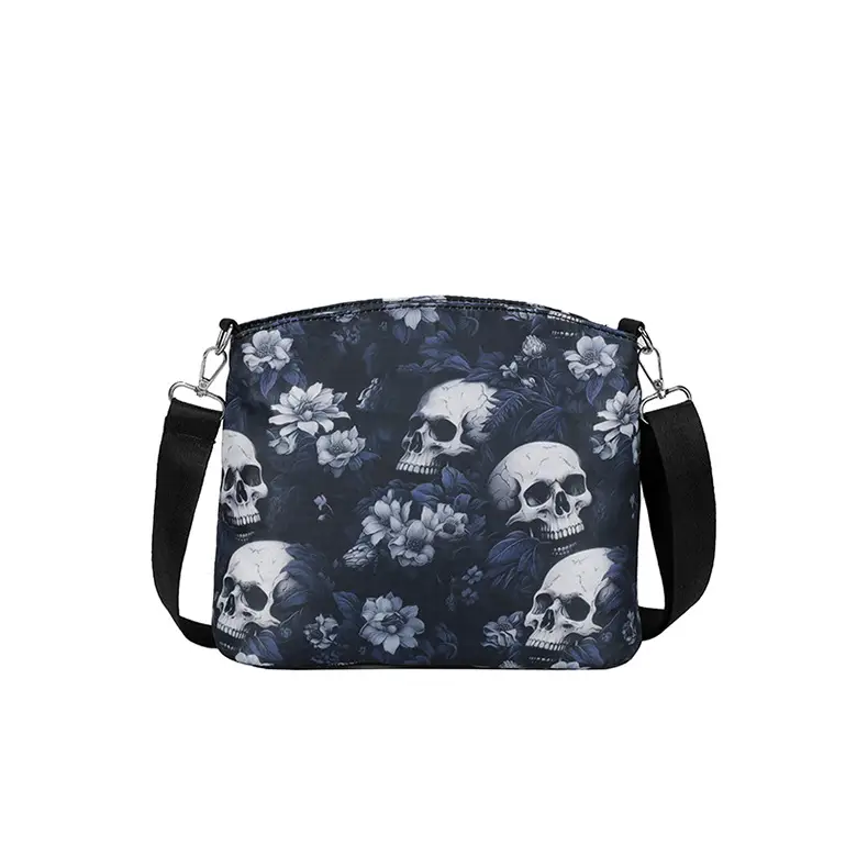 Skull Print Crossbody Bag for Women Large Capacity — feature 38