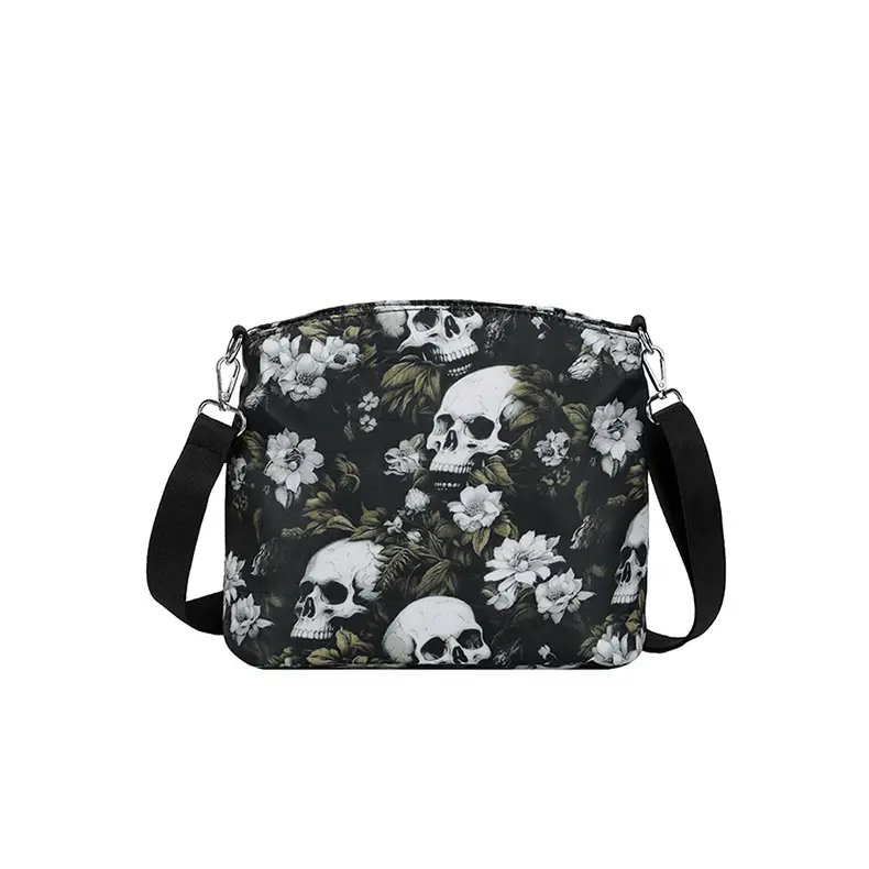 Skull Print Crossbody Bag for Women Large Capacity — feature 39