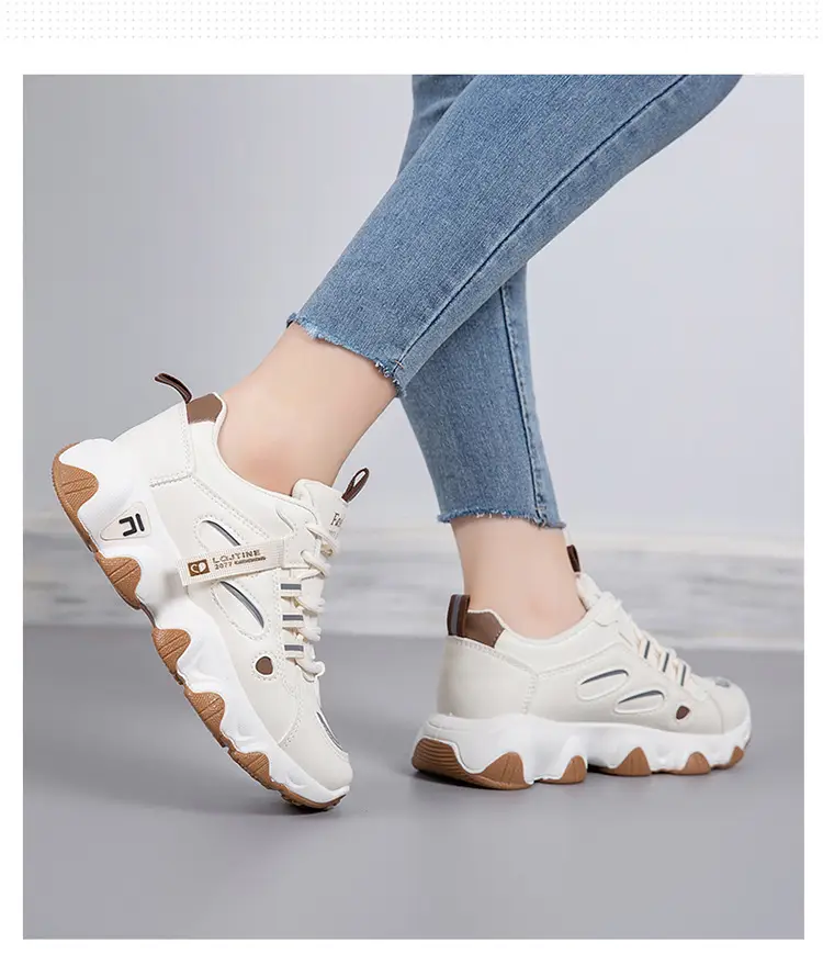 Women White Fila Lace Casual Sneakers 2025 — feature 5