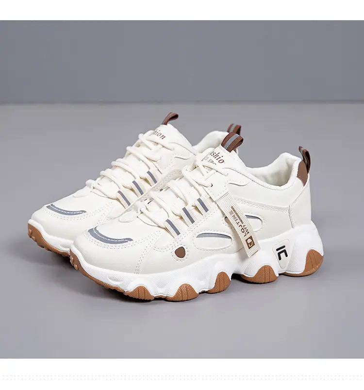 Women White Fila Lace Casual Sneakers 2025 — feature 6