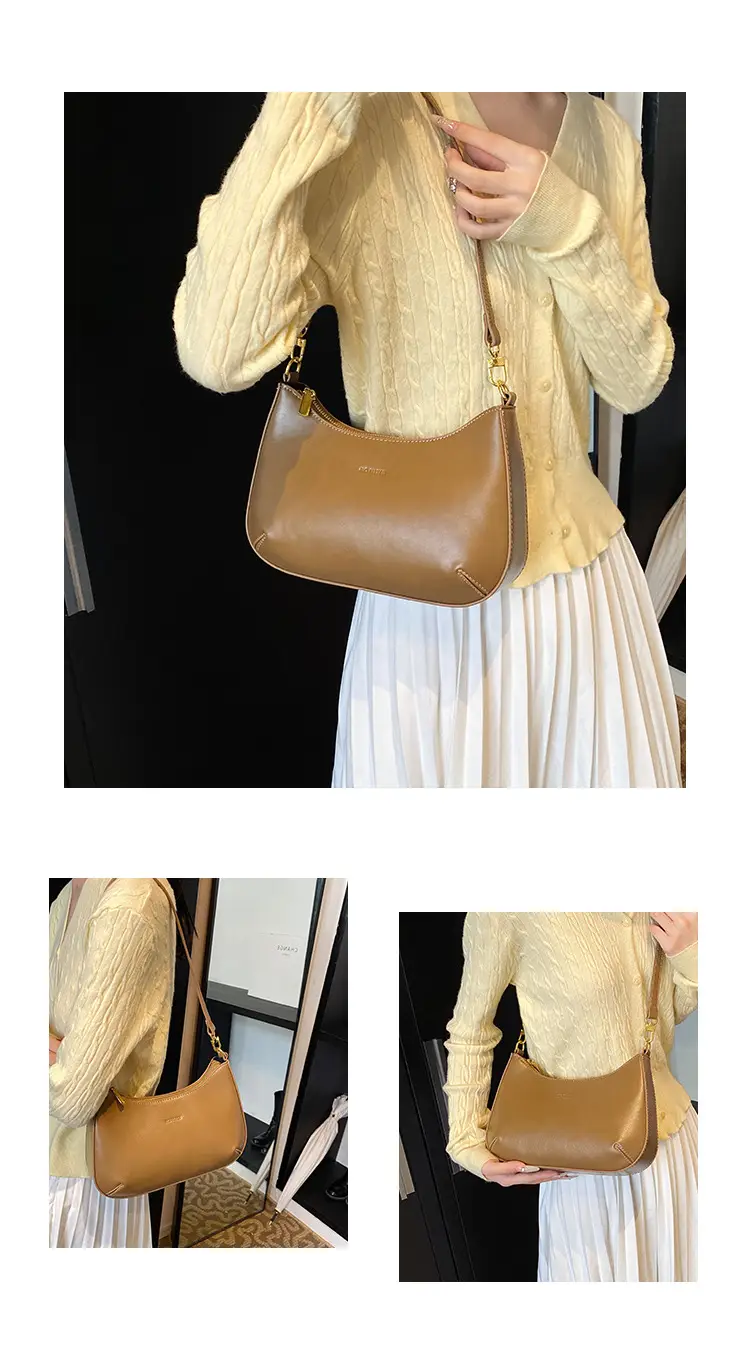 Women's Tan Shoulder Crossbody Bag 2024 New — feature 10