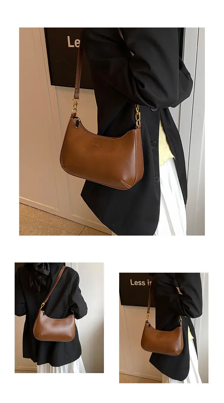 Women's Tan Shoulder Crossbody Bag 2024 New — feature 7