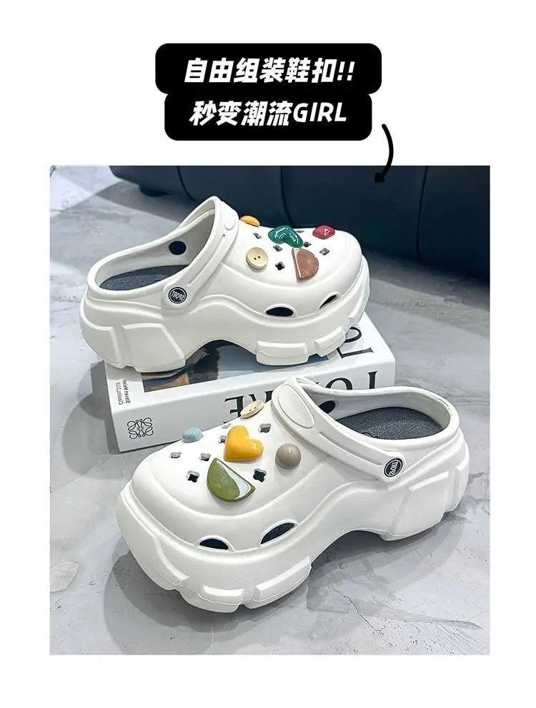 Black Rhinestone Women's Clogs Summer Sandals — feature 16
