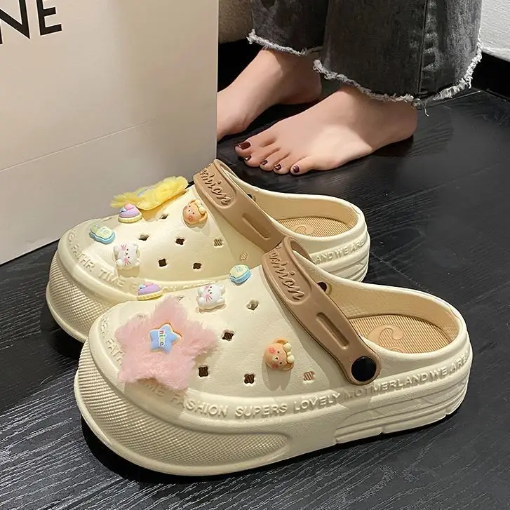 Women's Pink Star Baotou Sandals Summer - Image 7