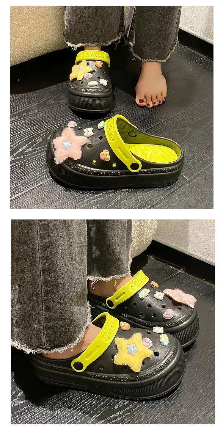 Women's Pink Star Baotou Sandals Summer — feature 18