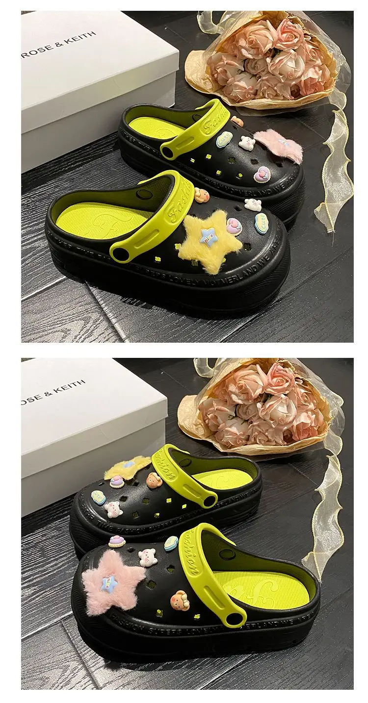 Women's Pink Star Baotou Sandals Summer — feature 21