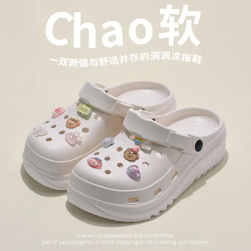 Vietnamese Cross-Border Summer Sports Wear-Resistant Non-Slip Odorless Eva Thick Soft Sole Driving Dual-Use Slippers for Women - Image 31