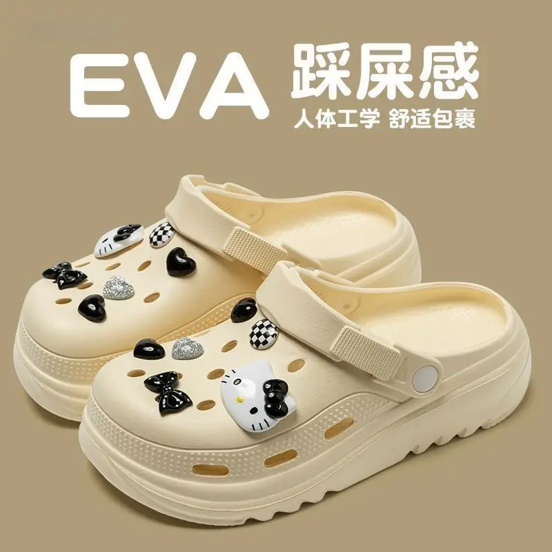 Vietnamese Cross-Border Summer Sports Wear-Resistant Non-Slip Odorless Eva Thick Soft Sole Driving Dual-Use Slippers for Women - Image 17