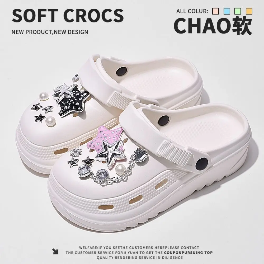 Vietnamese Cross-Border Summer Sports Wear-Resistant Non-Slip Odorless Eva Thick Soft Sole Driving Dual-Use Slippers for Women - Image 19